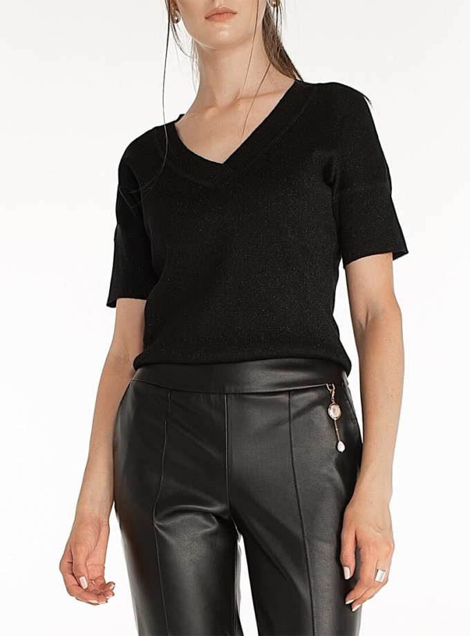 Трикотажний топ з люрексом Black WONDER (WNDR_fw2021_tblck_05) - фото 15