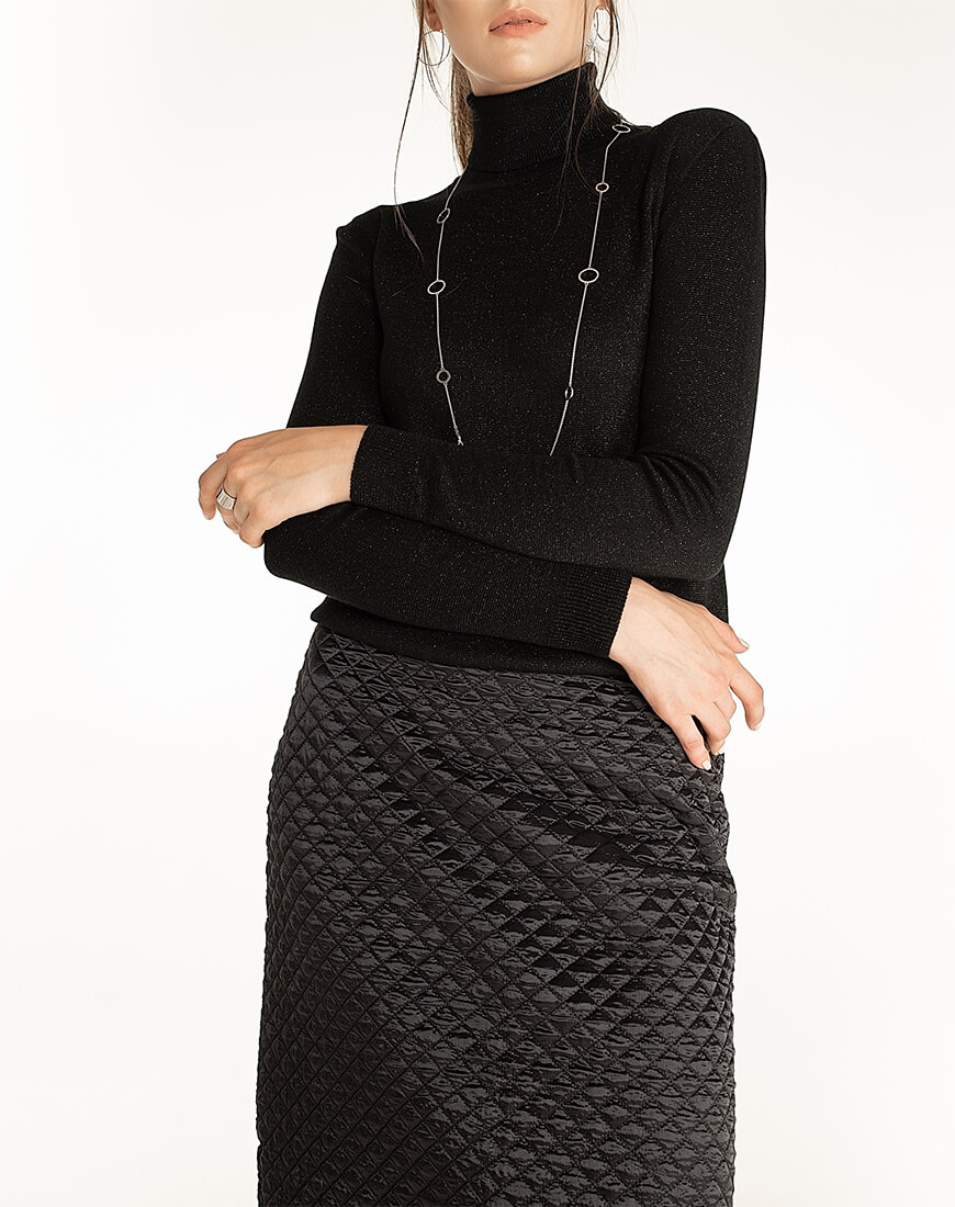 78 Трикотажний гольф з люрексом Black WONDER (WNDR_fw2021_gblck_04) - фото 4