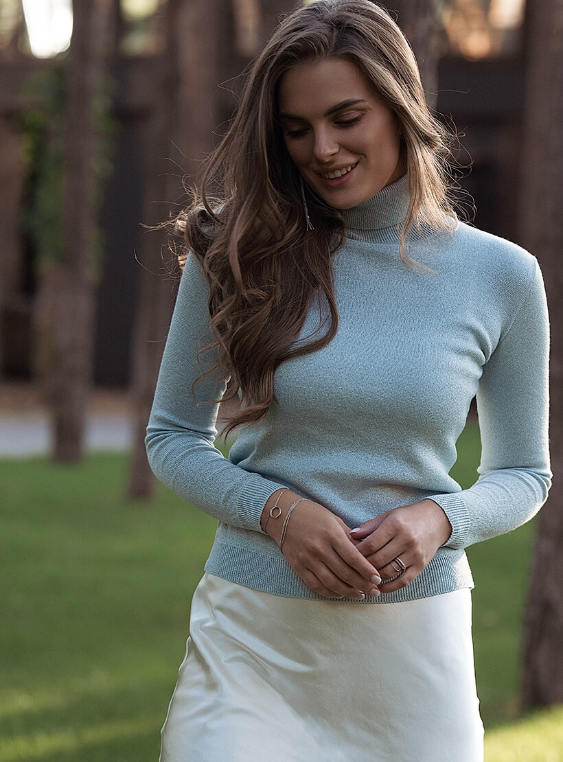 DSC_5521-Edit (1) Трикотажний гольф з люрексом Black WONDER (WNDR_fw2021_gblck_04) - фото 7