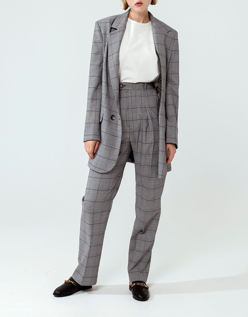 IRRO_IR_FW20_PP_005 (1) Штани в клітинку з вовни IRARO (IRRO_IR_FW20_PP_005)