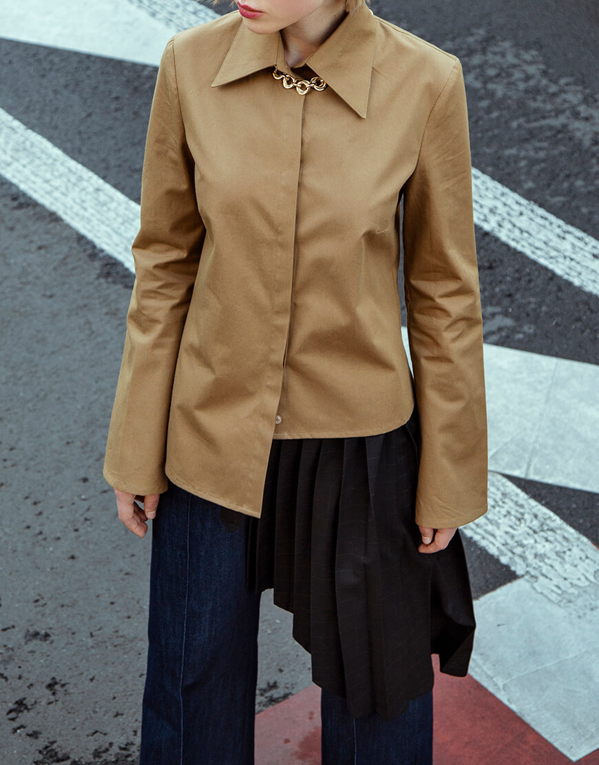 IRRO_IR_FW20_SA_016 (4) Асиметрична сорочка з бавовни IRARO (IRRO_IR_FW20_SA_016)