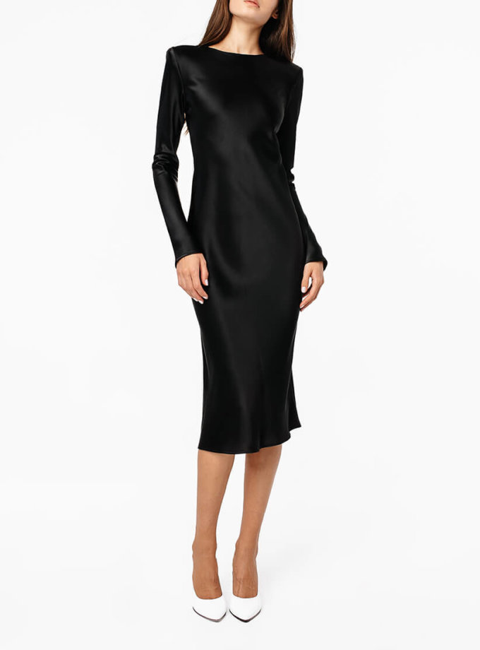 Сукня міді з поясом MAGNETIC (MGN_1722BK)