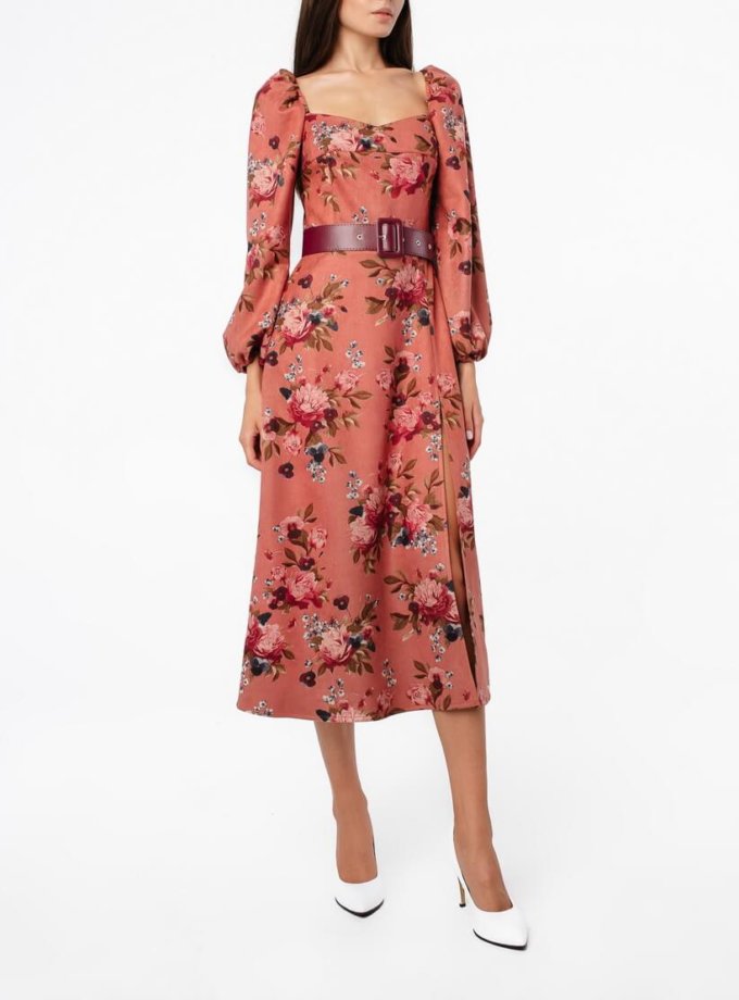 Сукня міді з поясом MAGNETIC (MGN_2604P) - фото 11