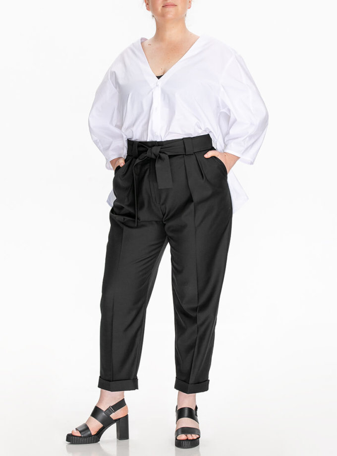 Брюки із защипами та стрілками KAPSULA (ALOT_030136-kapsula)