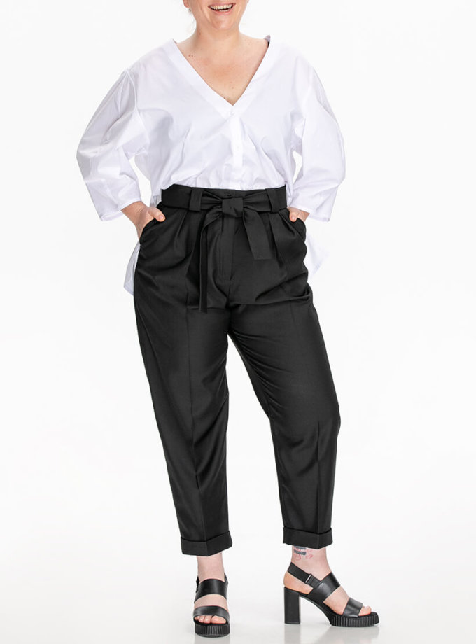 Брюки із защипами та стрілками KAPSULA (ALOT_030136-kapsula)