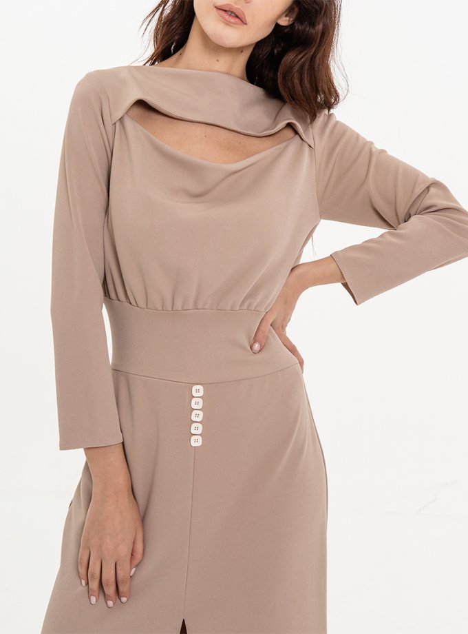 Сукня приталеного силуету XM BY MALINOVSKAYA (XM_Nat_26)