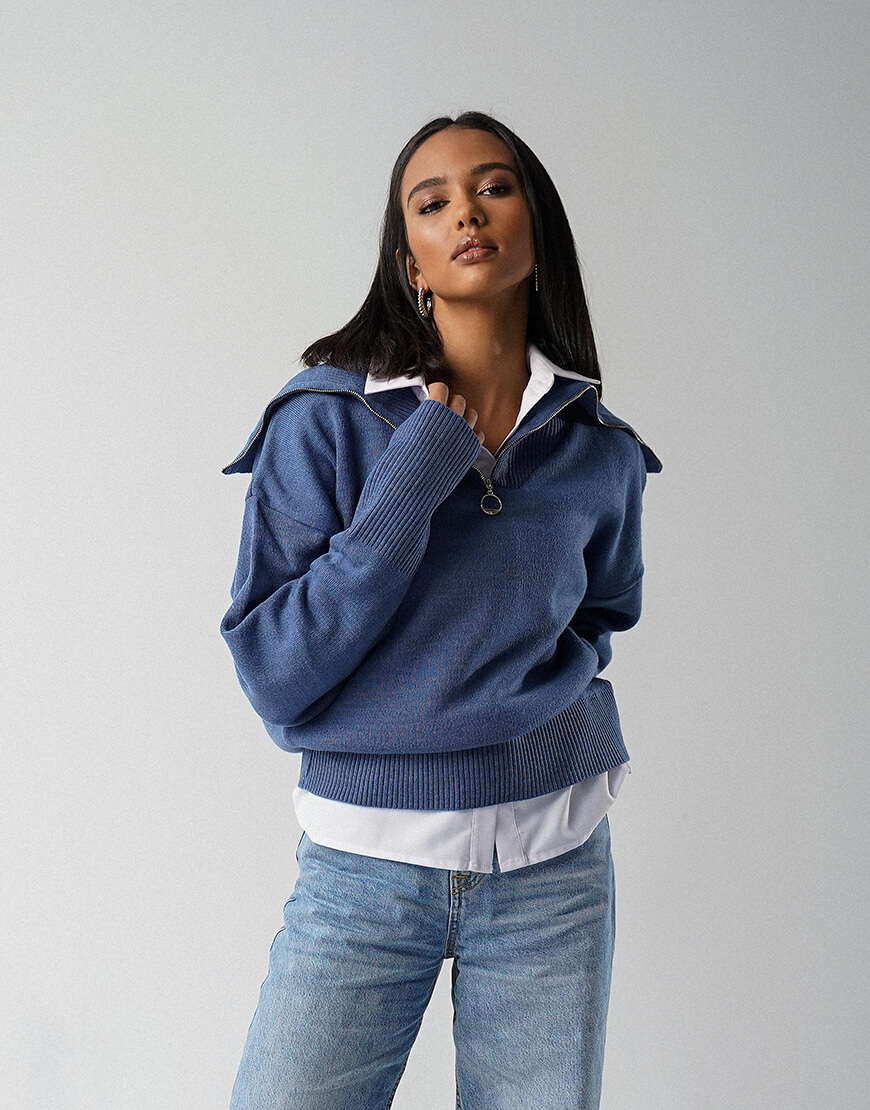 2611 (2) Светр North на блискавці J.D.WOOL (JDW_J.D.2611)