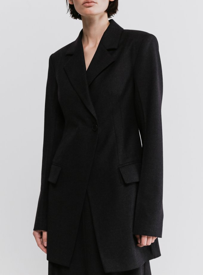 Приталений жакет із вовни SHAKO (SHKO_20016005)