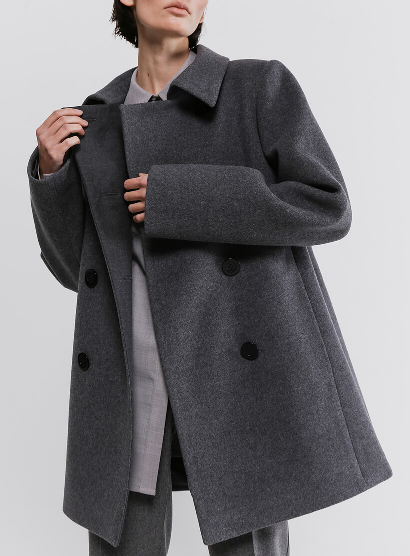 69 Двобортне пальто з вовни SHAKO (SHKO_20036001) - фото 5