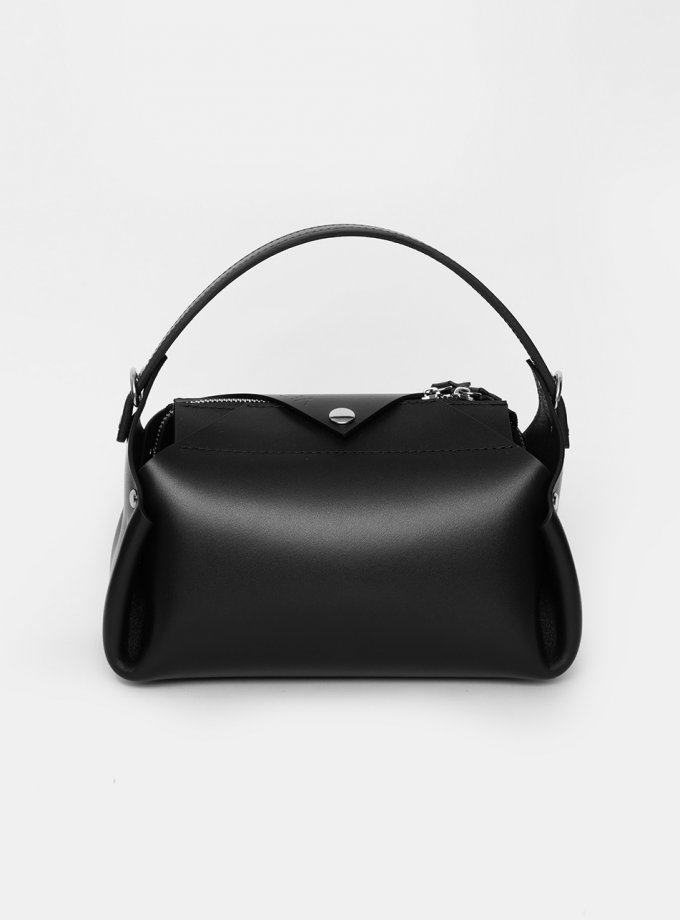 Шкіряна сумка Hoshi M Black VIS (VIS_Hoshi-bag-М-002)