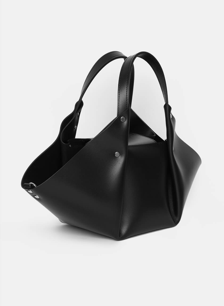 Hoshi-shopper-002 (3) Шопер Hoshi Black з натуральної шкіри VIS (VIS_Hoshi-shopper-002) - фото 4