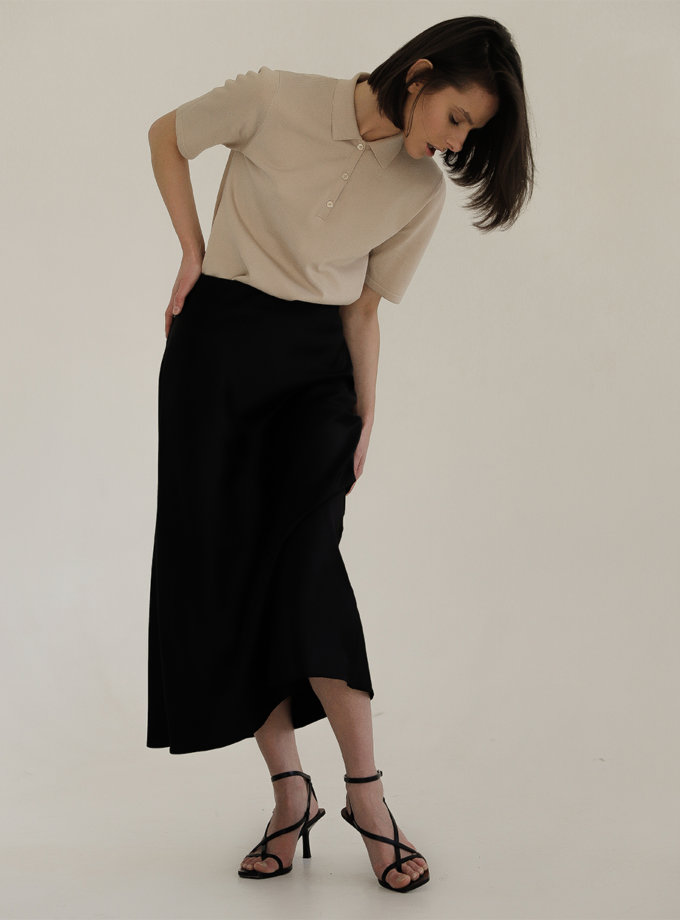 Cпідниця А-силуету міді FIORE BIANCO (FRBC_FBSKRT_04)