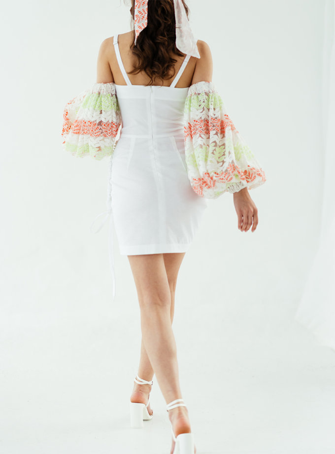 Сукня на куліске без рукавів 7/11 SEVEN ELEVEN (SE_SE19_Drs_Mn_Wd_Slv_W)