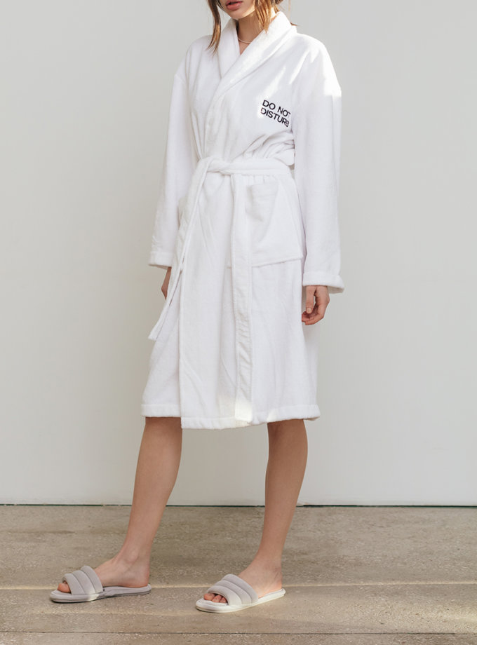 Велюровий халат DO NOT DISTURB BALCONY GARMENT (BLCGR_BLCN_779) - фото 9