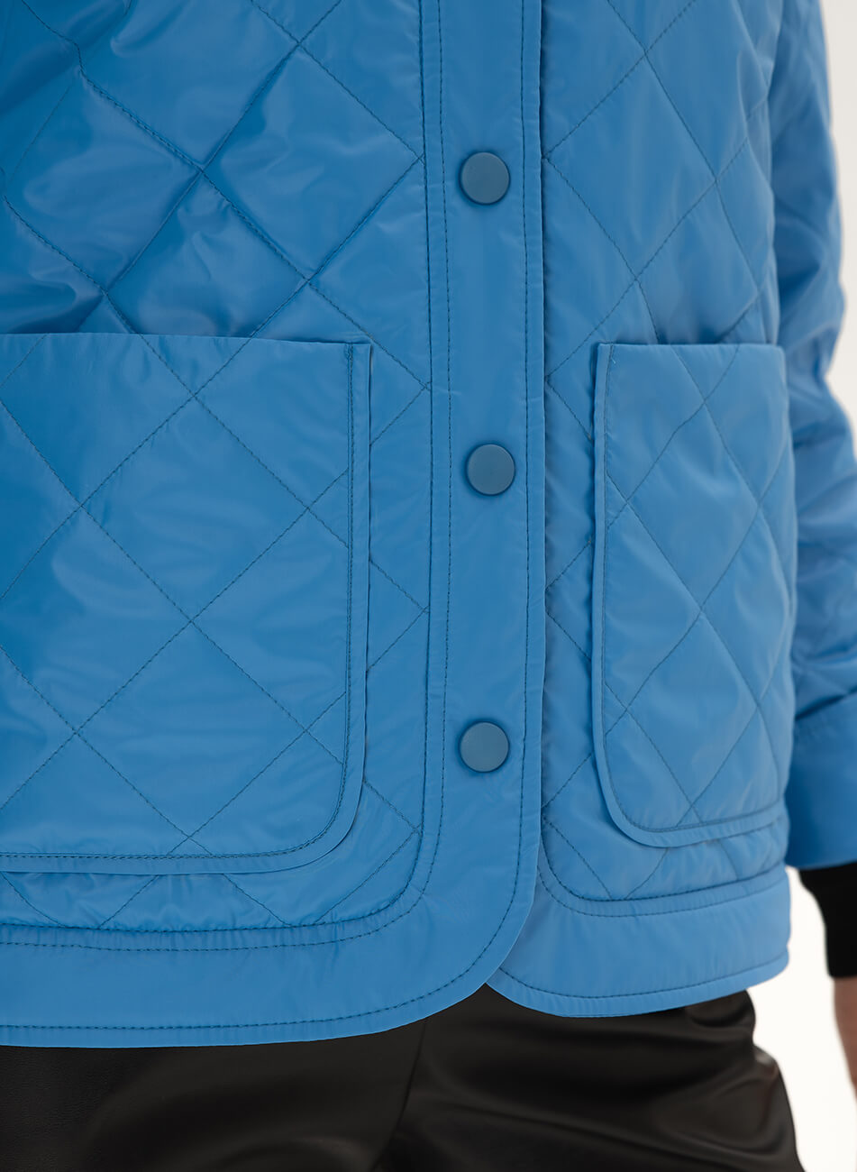 DSC_8093-Edit Легкий стьобаний пуховик WONDER (WNDR_ sp_21_lspbl_02) - фото 5