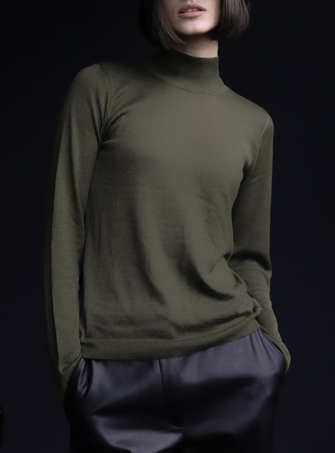 Трикотажний гольф FIORE BIANCO (FRBC_FBglf-haki)