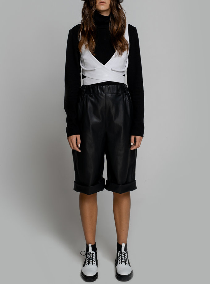 Бермуди з еко-шкіри 7/11 SEVEN ELEVEN (SE_SE18_Shrts_Brm_Lthr)