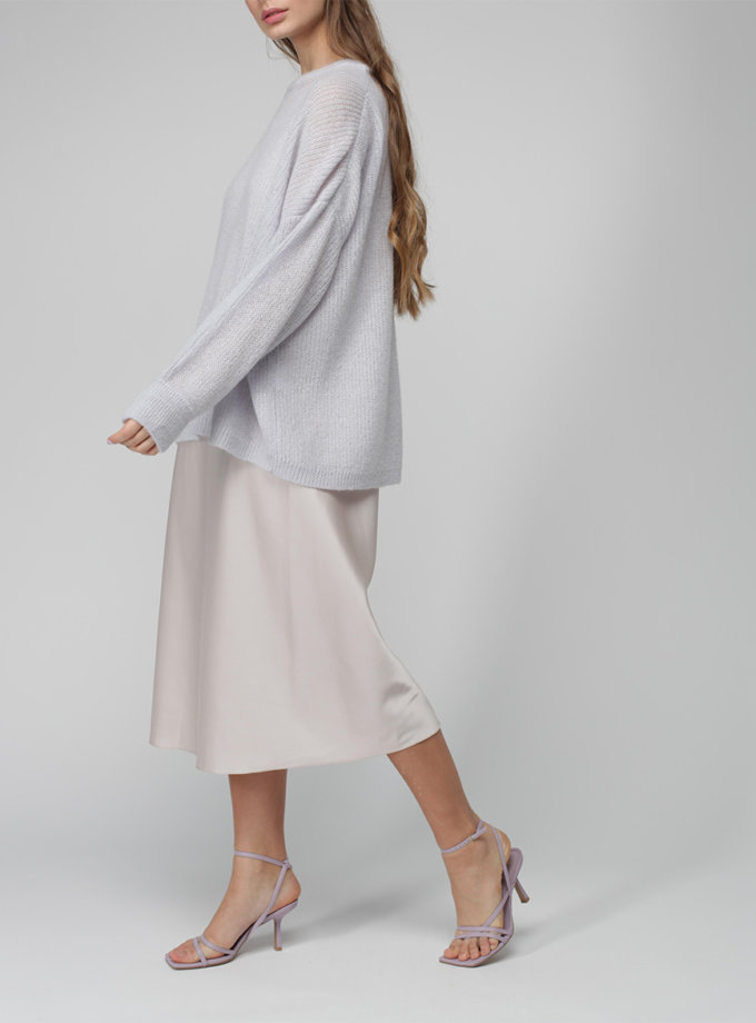 Джемпер oversize з мохеру MISS SECRET (MISS_PU-020-pearl)
