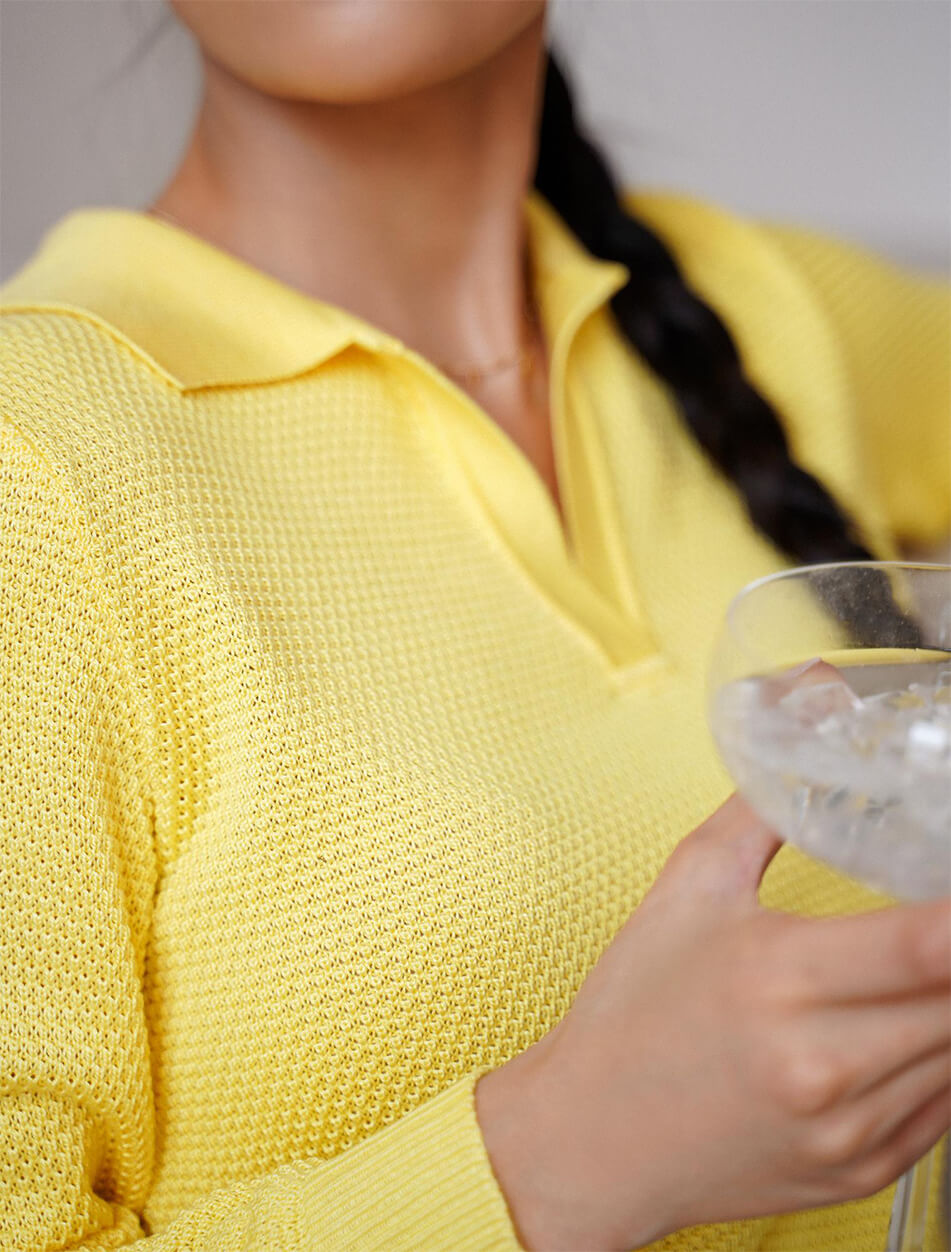 11 Топ з коміром-поло ANNA J.D.WOOL (JDW_J.D.2532) - фото 5