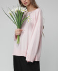 Джемпер oversize з V-вирізом MISS SECRET (MISS_PU-021-pink) - фото 6