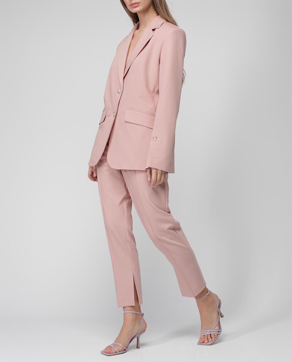 16 Однобортний піджак прямого силуету MISS SECRET (MISS_JA-013-pink) - фото 3