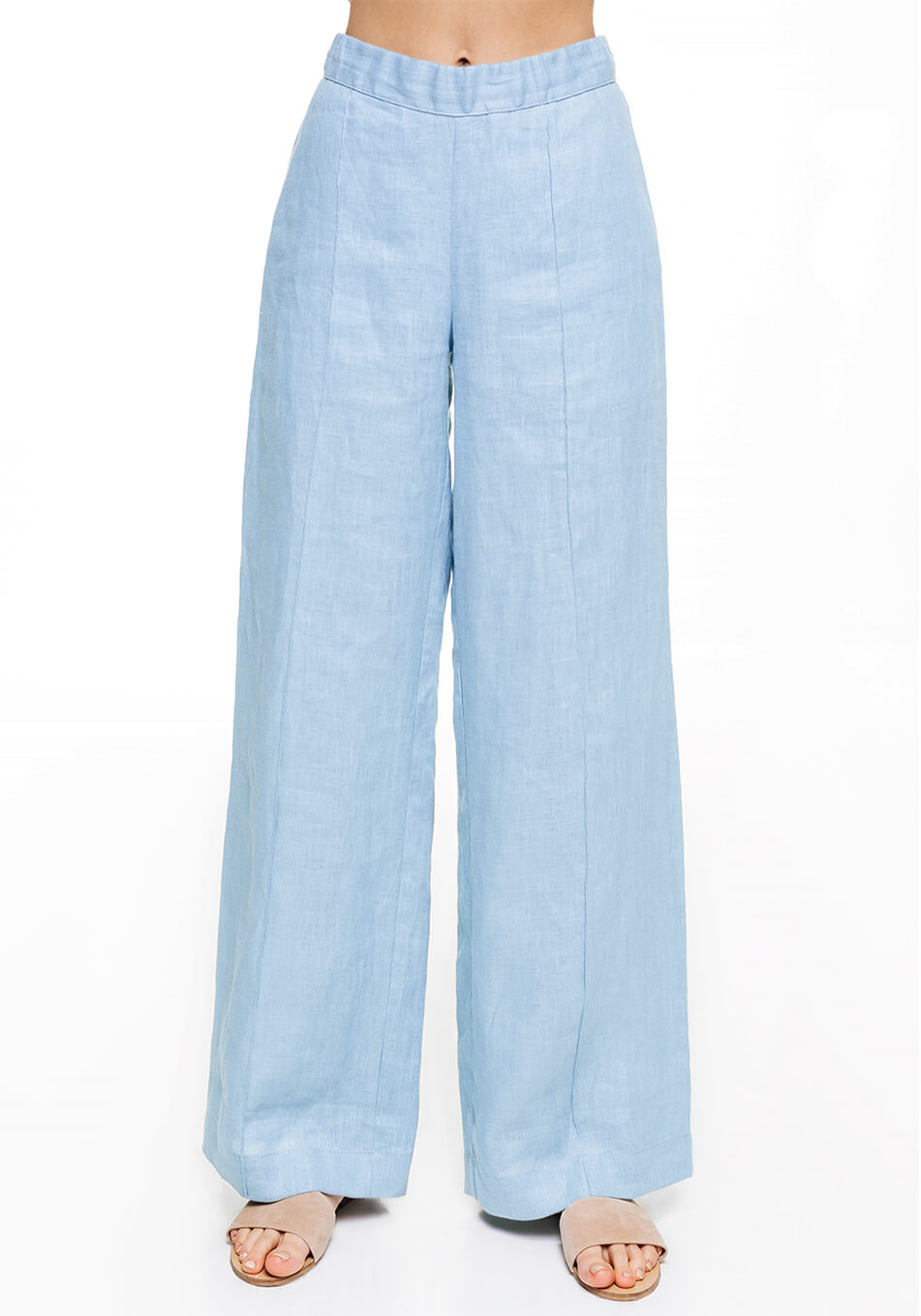 16 Штани кльош із льону BALCONY GARMENT (BLCGR_BLCN_700)