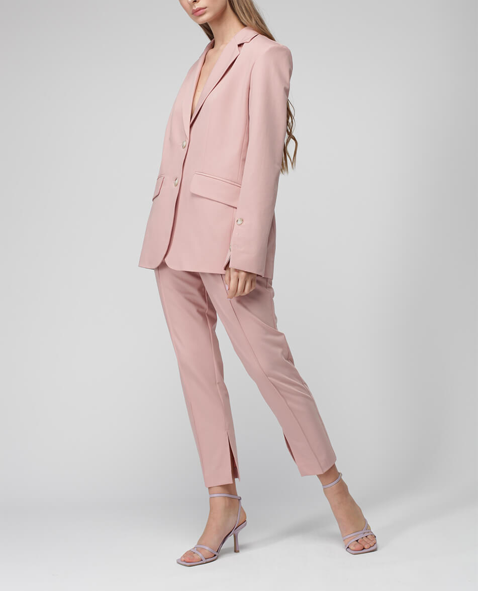 19 Однобортний піджак прямого силуету MISS SECRET (MISS_JA-013-pink) - фото 6