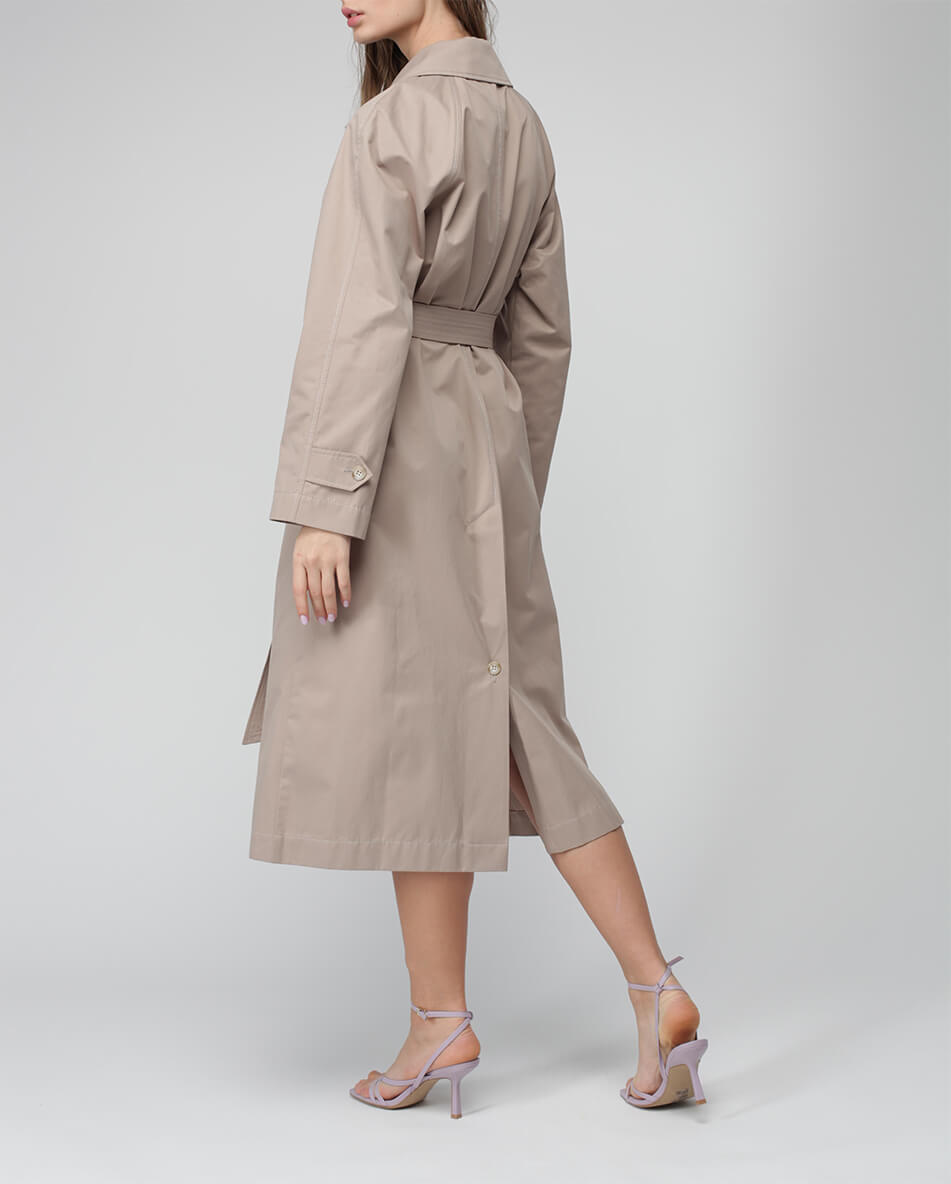 4 Двобортний тренч із бавовни MISS SECRET (MISS_JA-015-stone) - фото 2