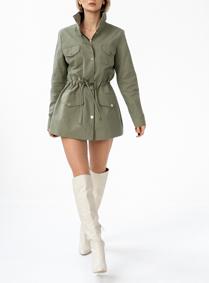 Бавовняна куртка-парка Lora на підкладці MY x MY (MC_MY0621-1) - фото 11