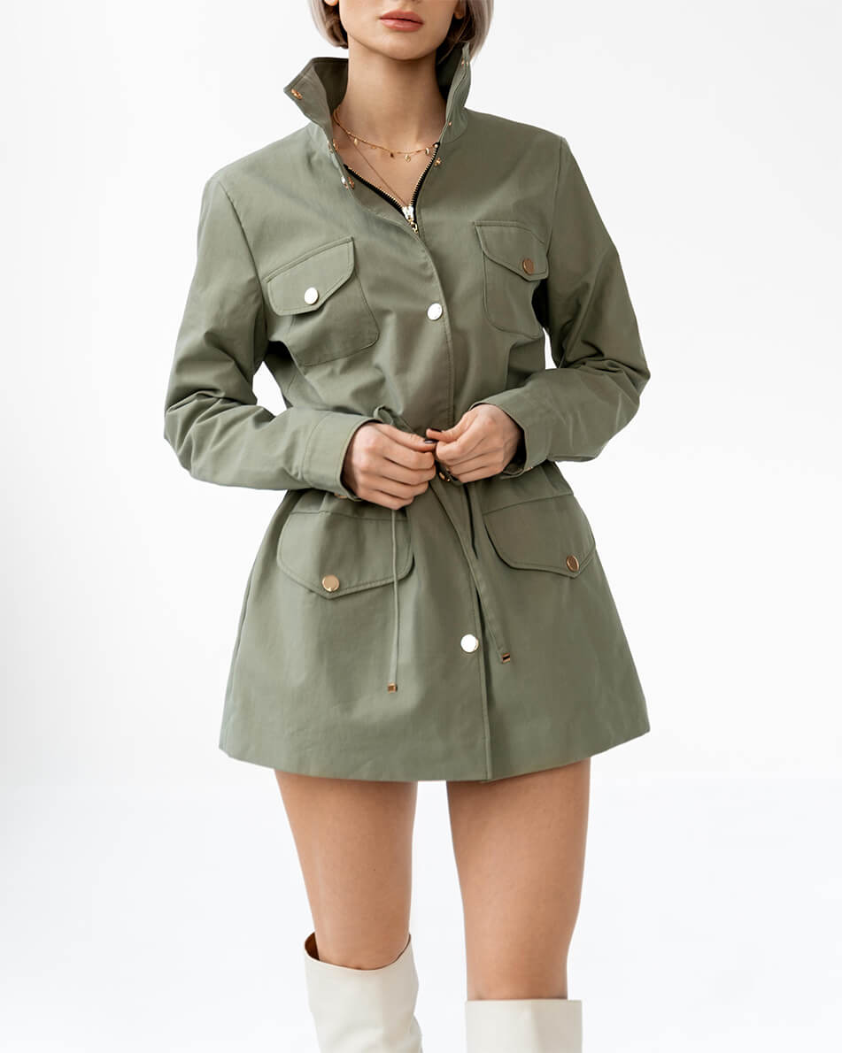 42 Бавовняна куртка-парка Lora на підкладці MY x MY (MC_MY0621-1) - фото 4