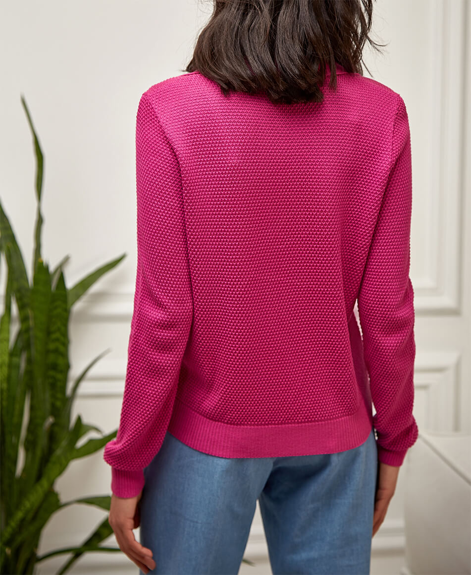 6 Топ з коміром-поло ANNA J.D.WOOL (JDW_J.D.2531) - фото 2