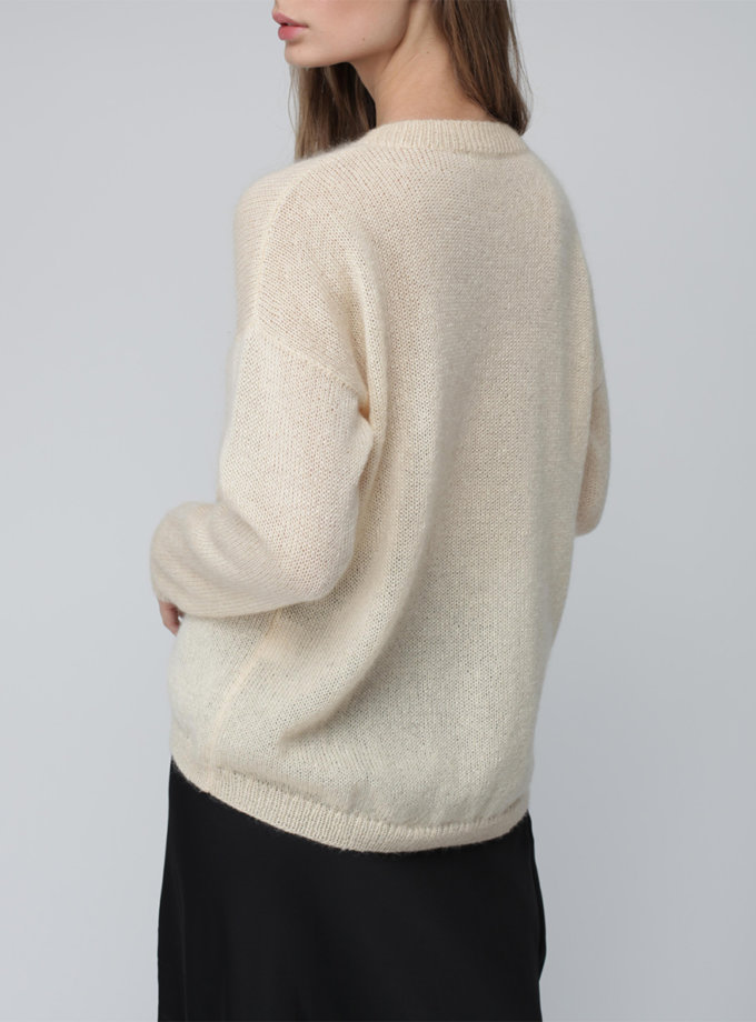 Джемпер із мохеру вкорочений MISS SECRET (MISS_PU-013-peach)