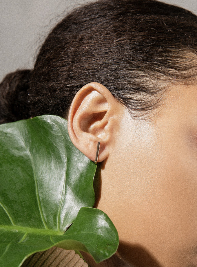 Сережки з жовтого золота RIMMART JEWELRY (RAJ_E-7949)