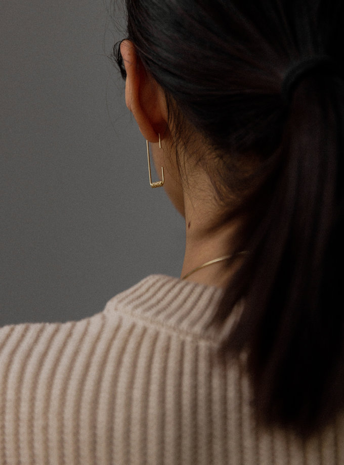 Моносережка Golden Rope RIMMART JEWELRY (RAJ_ERA-013)