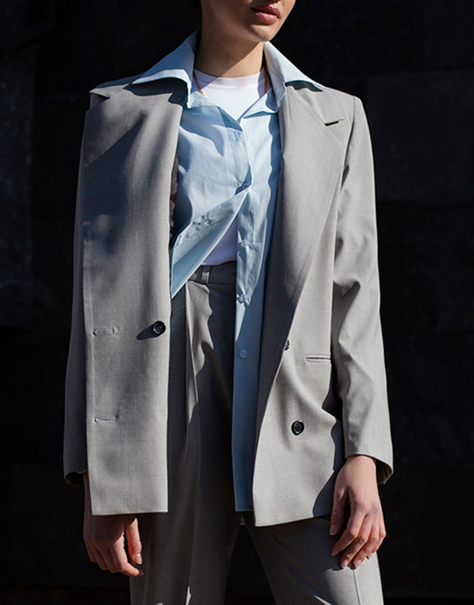 IR_SS21_JG_006-2 (3) Двобортний жакет із вовни IRARO (IRRO_IR_SS21_JG_006) - фото 6