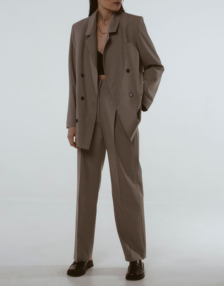 IR_SS21_JG_006 (6) Двобортний жакет із вовни IRARO (IRRO_IR_SS21_JG_006) - фото 5