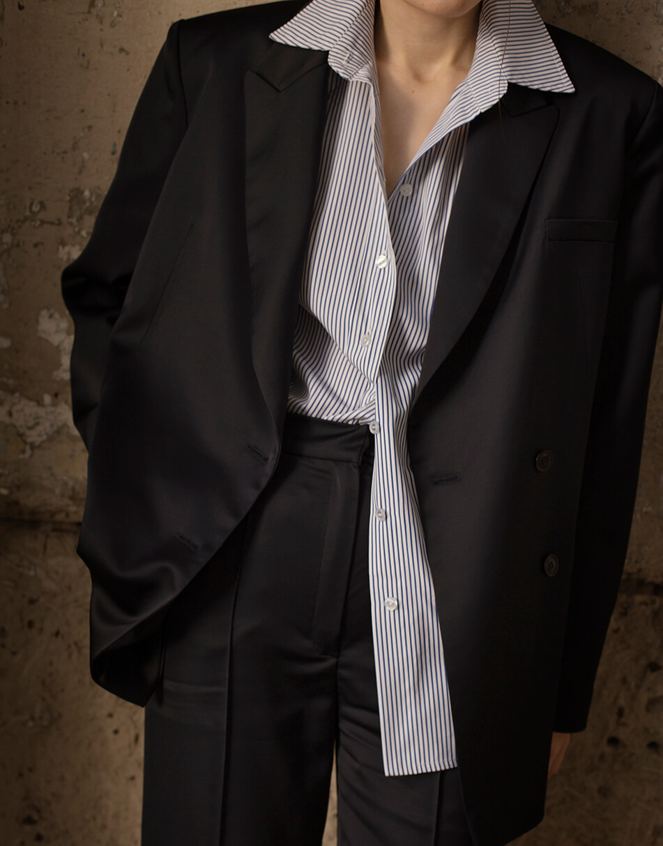 IR_SS21_SS_010 (1) Бавовняна сорочка в смужку IRARO (IRRO_IR_SS21_SS_010)