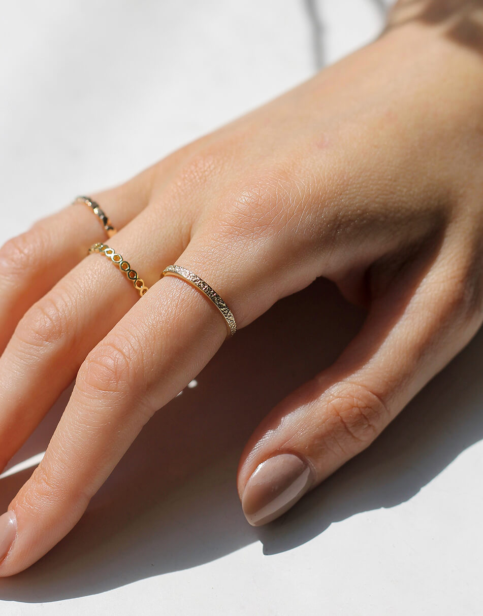 R-7947-2 Каблучка з жовтого золота RIMMART JEWELRY (RAJ_R-7947) - фото 2