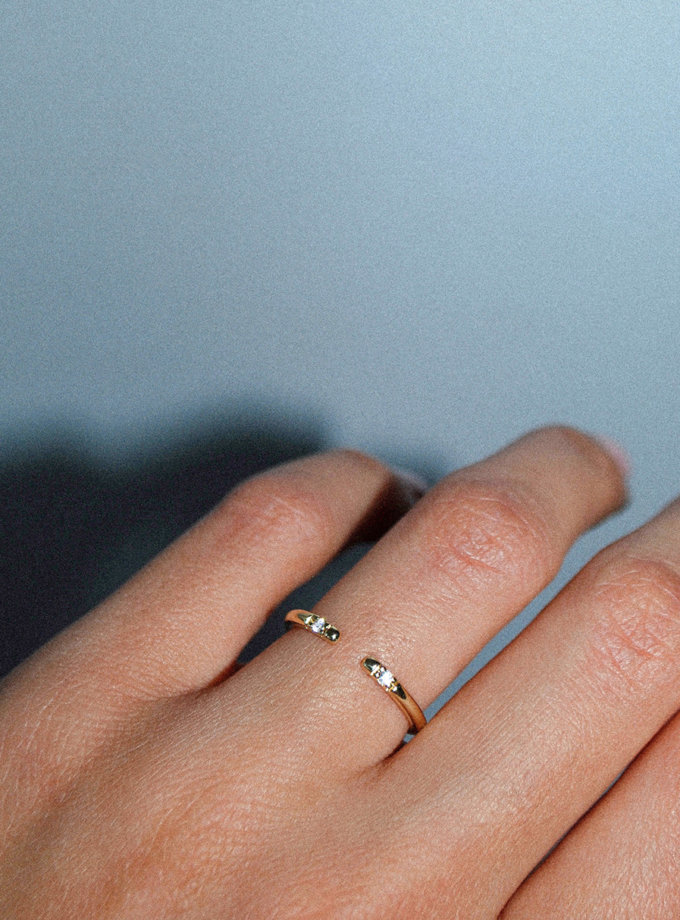 Каблучка з жовтого золота RIMMART JEWELRY (RAJ_RRA-002)