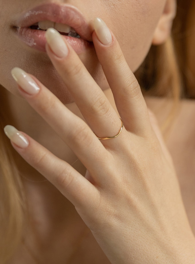 Каблучка з жовтого золота RIMMART JEWELRY (RAJ_RRA-006)