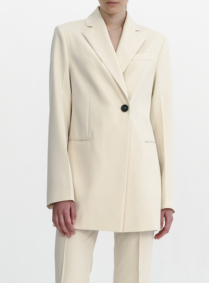 Однобортний жакет прямого крою KAPSULA (SHKO_21006002_kapsula)