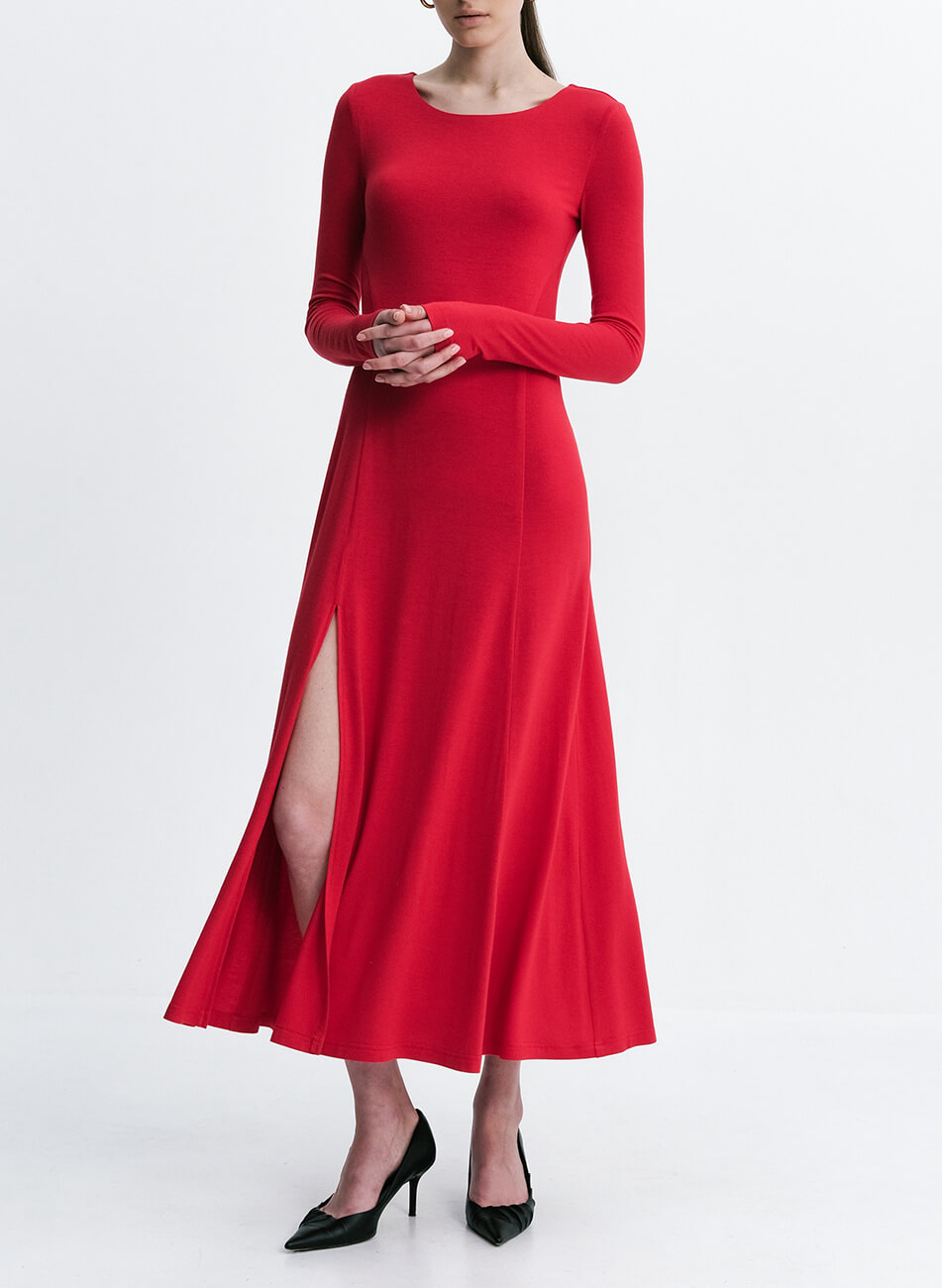 shako, lookbook ss21-26816 Сукня максі з розрізами SHAKO (SHKO_21010001) - фото 2