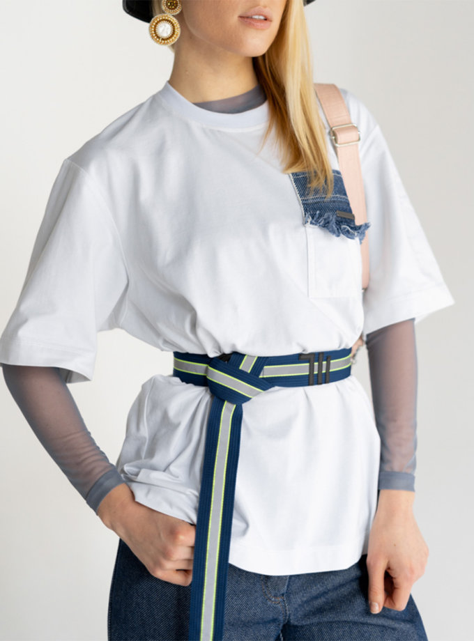 Бавовняний топ з карманом 7/11 SEVEN ELEVEN (SE_SE20_Ts_DK_W)