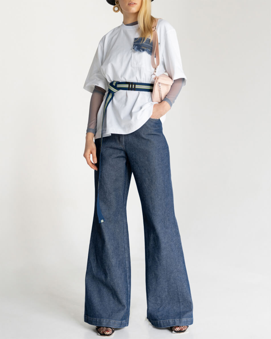 47 Бавовняний топ з карманом 7/11 SEVEN ELEVEN (SE_SE20_Ts_DK_W) - фото 4