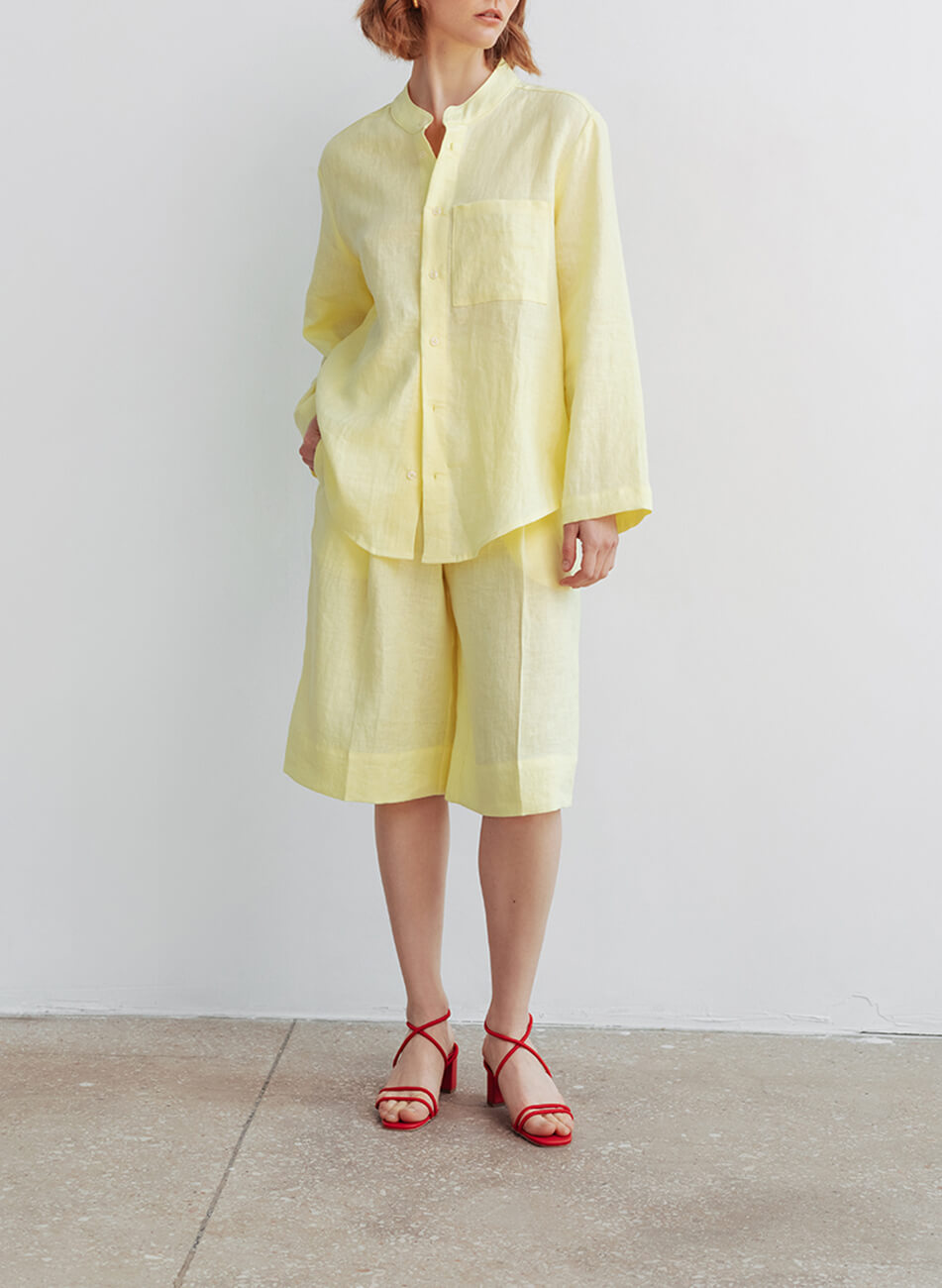 804 (1) Лляні шорти-бермуди BALCONY GARMENT (BLCGR_BLCN_804)