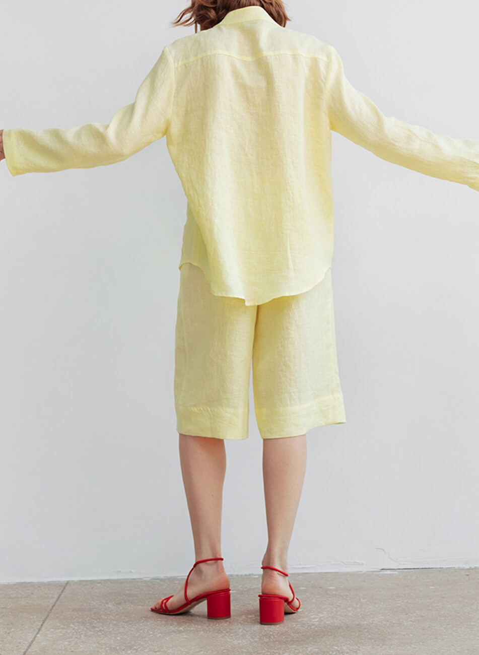 804 (2) Лляні шорти-бермуди BALCONY GARMENT (BLCGR_BLCN_804) - фото 2