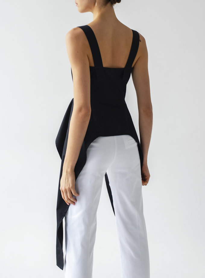 Бавовняний топ з баскою L.A.B BY TERNOVSKAYA (LAB_00057)