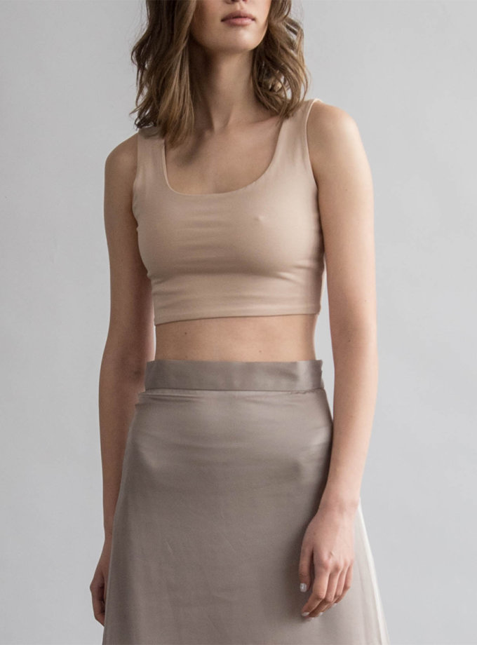 Укорочений топ ZHARKO (ZHRK_zbasic0001top-beige)