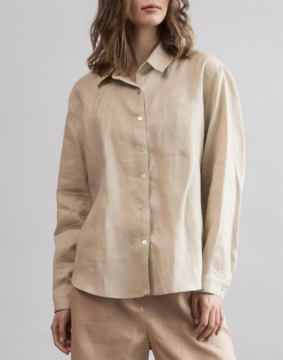 84 Лляна сорочка oversize ZHARKO (ZHRK_zbasic0001wgb-beige)