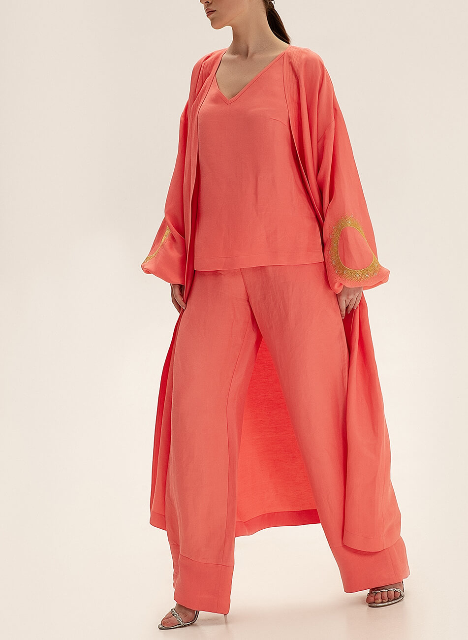 DSC_0262-Edit Довге кімоно з льону WONDER (WNDR_ss21_lc_02) - фото 4